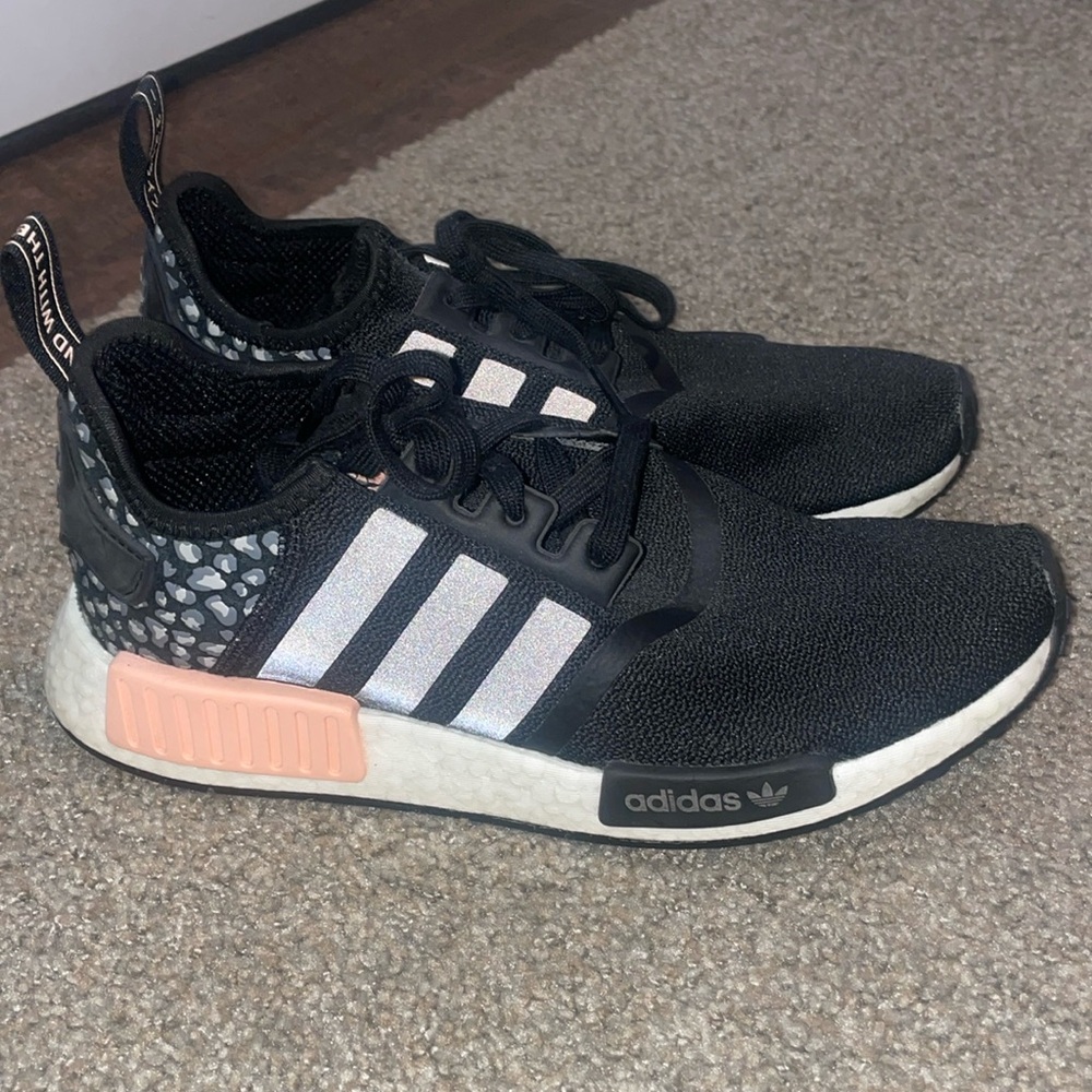 Brand new Adidas boost three stripes with cheetah